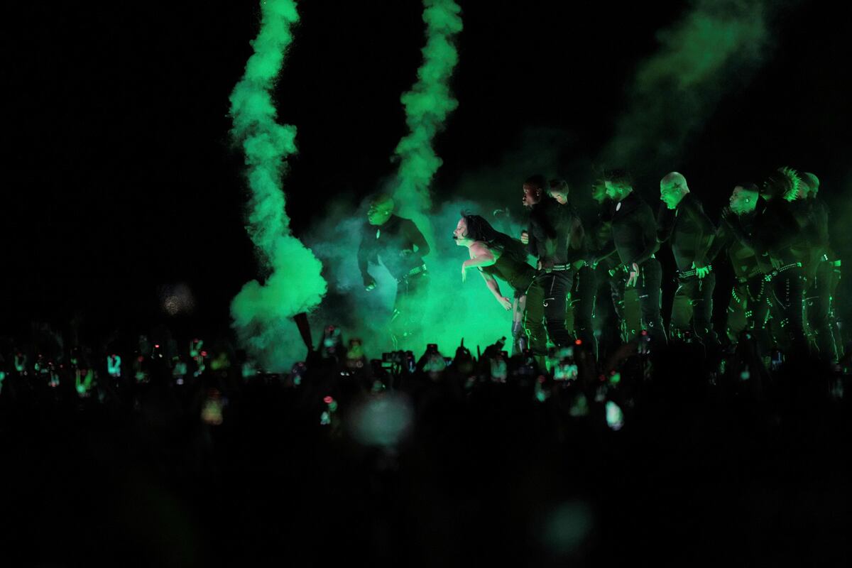 En fotos: el show gratuito de Lady Gaga en Copacabana, in Rio de Janeiro. 3 de mayo de 2025. (AP / Silvia Izquierdo)