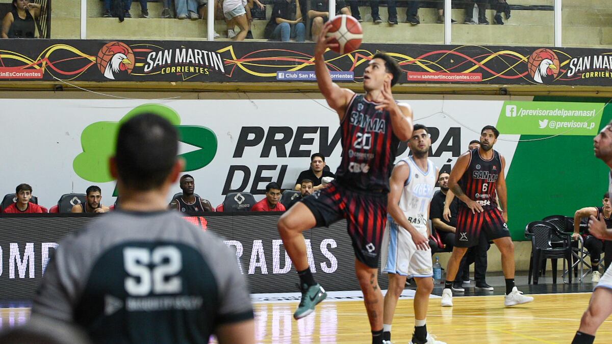 Ramiro Ledesma dejó días atrás San Martín de Corrientes y es nuevo jugador de Atenas para la Liga Nacional. (Prensa San Martín)