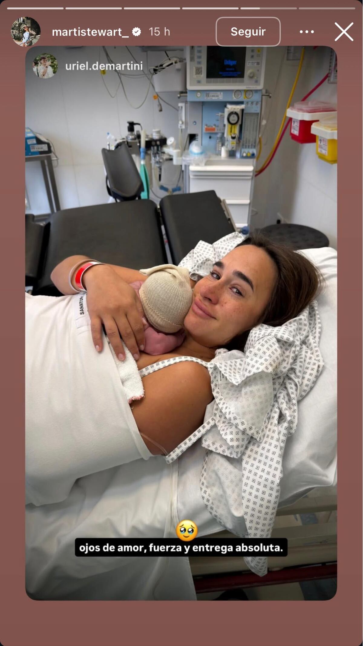 Martina Stewart, ex Gran Hermano 2022, fue mamá por primera vez: Entrega absoluta (Captura de pantalla)