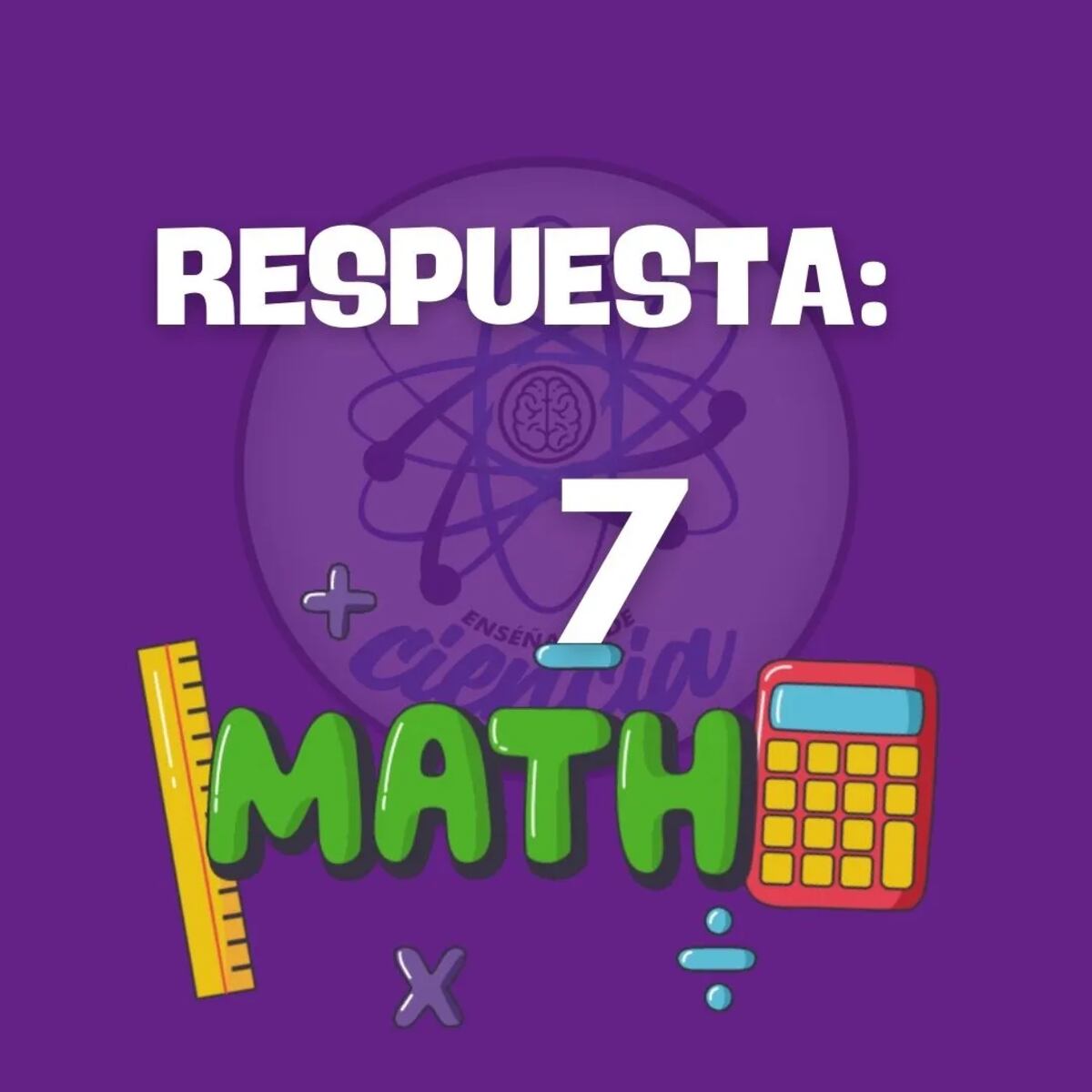 La solución del acertijo visual.