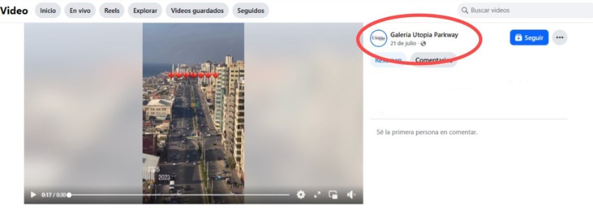 El fragmento inicial del mismo montaje ya está subido a redes sociales desde hace al menos un mes. (La Voz Chequea)