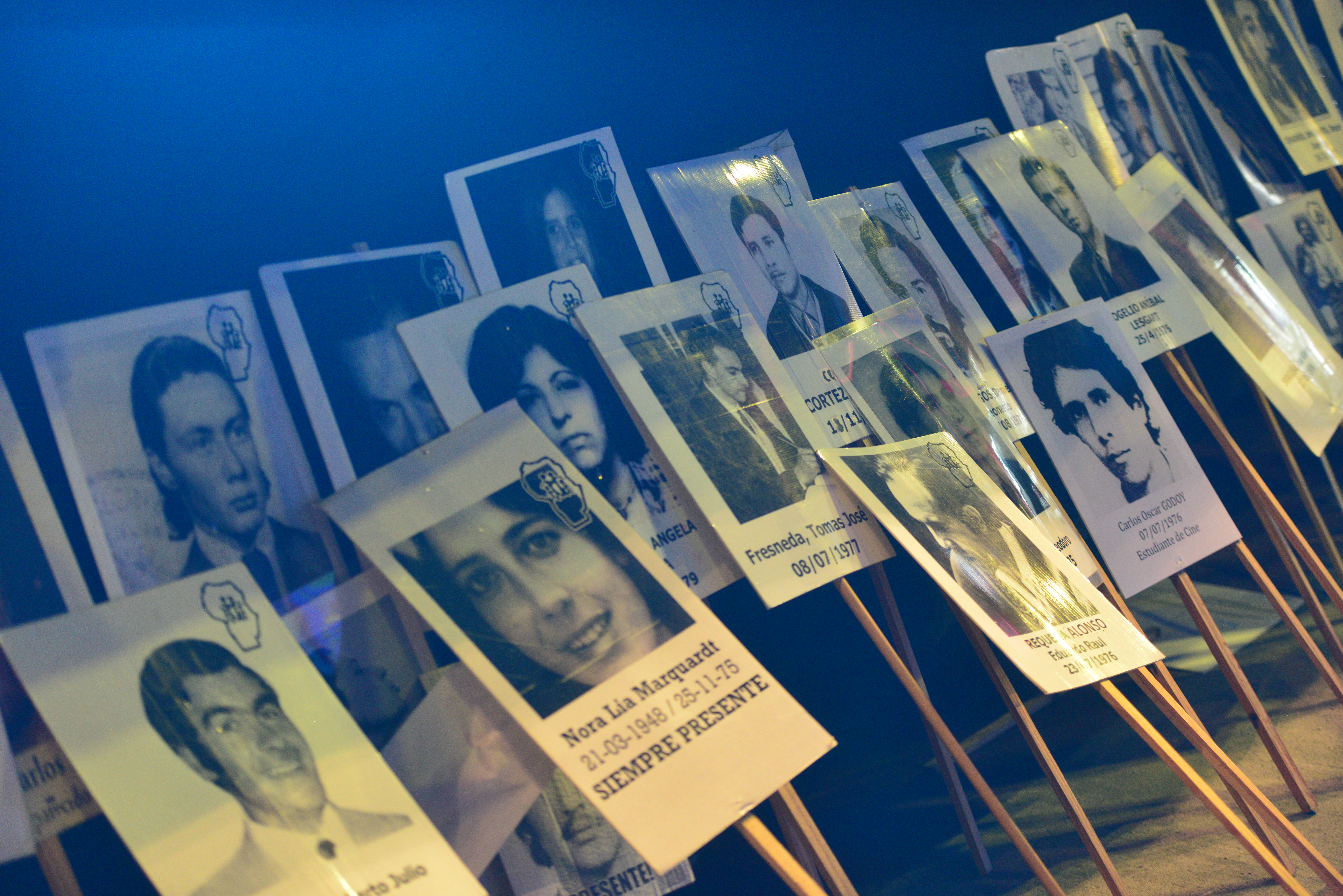 Desaparecidos. Como en cada aniversario, el 24 de marzo pasado se recordó en Córdoba a los desaparecidos por la última dictadura militar. (Javier Ferreyra)