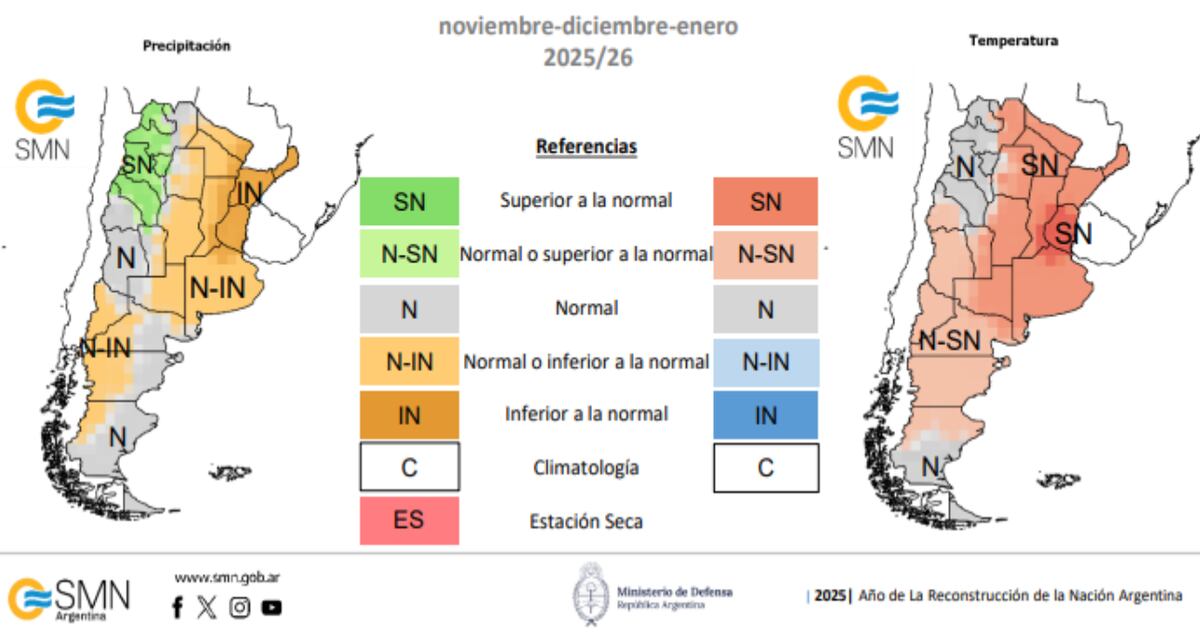 Verano 2026: cómo estará el clima en Córdoba estas vacaciones (SMN)