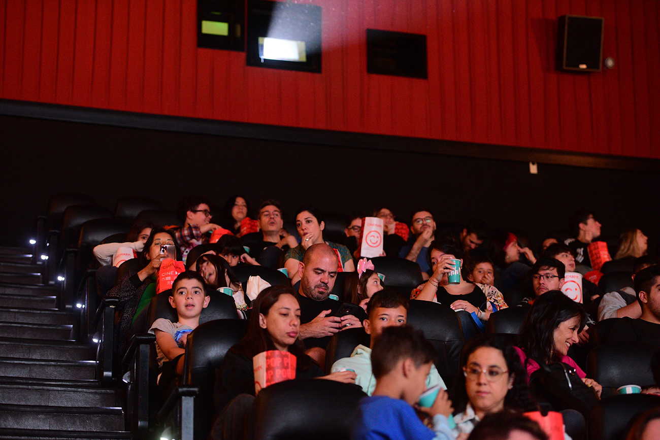 Función avant premiere de una película para suscriptores de Club La Voz Cines Hoyts de Nuevocentro Shopping . (José Gabriel Hernández / La Voz)