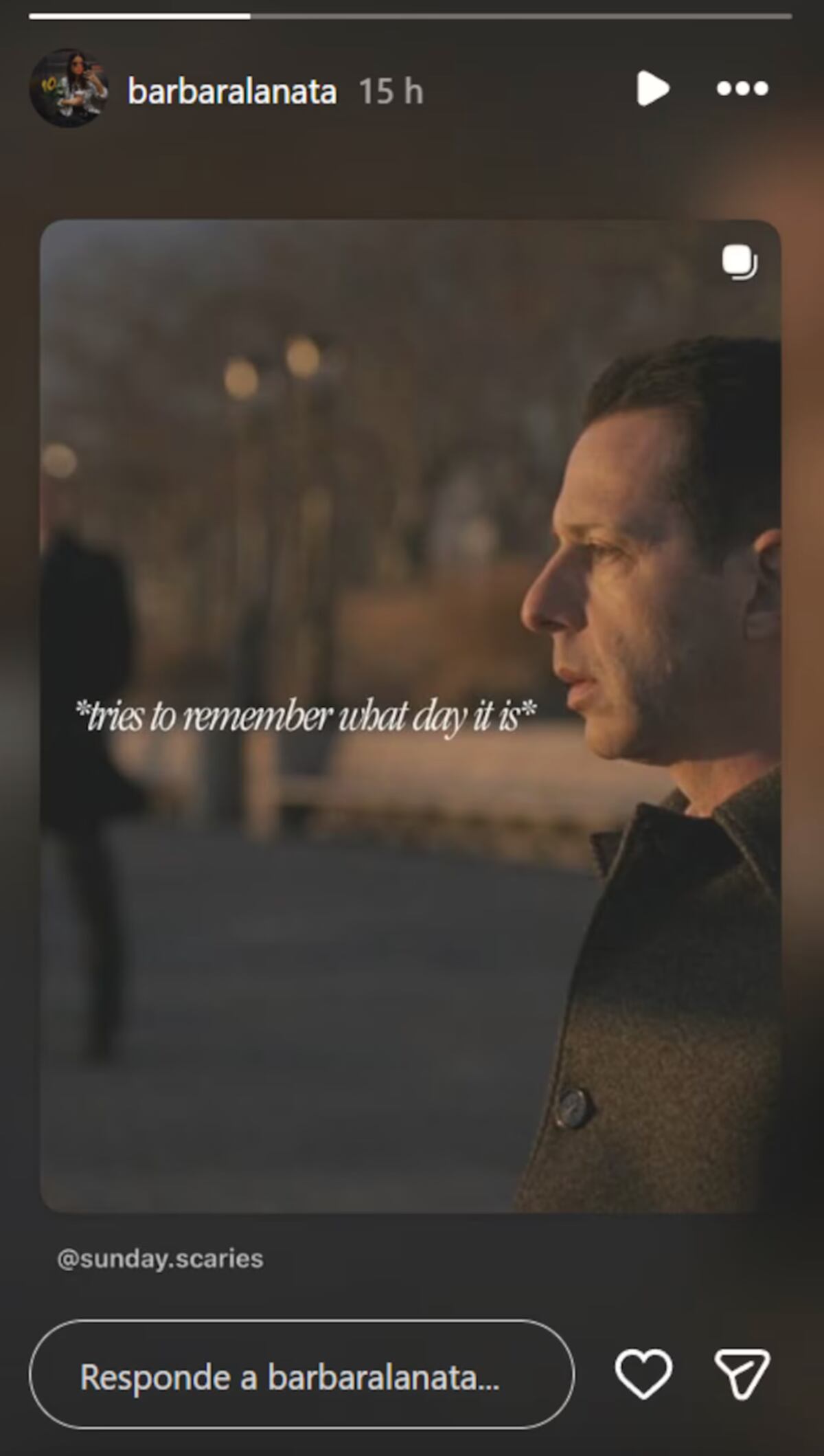 La foto que compartió Bárbara Lanata para recordar a su padre, Jorge, en el aniversario de su fallecimiento. (Foto: Captura de pantalla de Instagram)