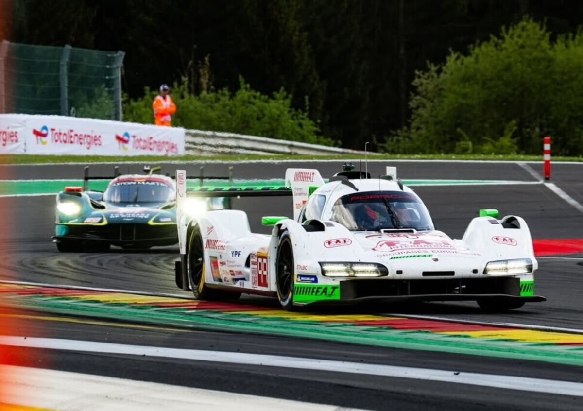 Nicolás Varrone partirá 14° con su Porsche en las 6 Horas de Spa-Francorchamps. (Prensa WEC)