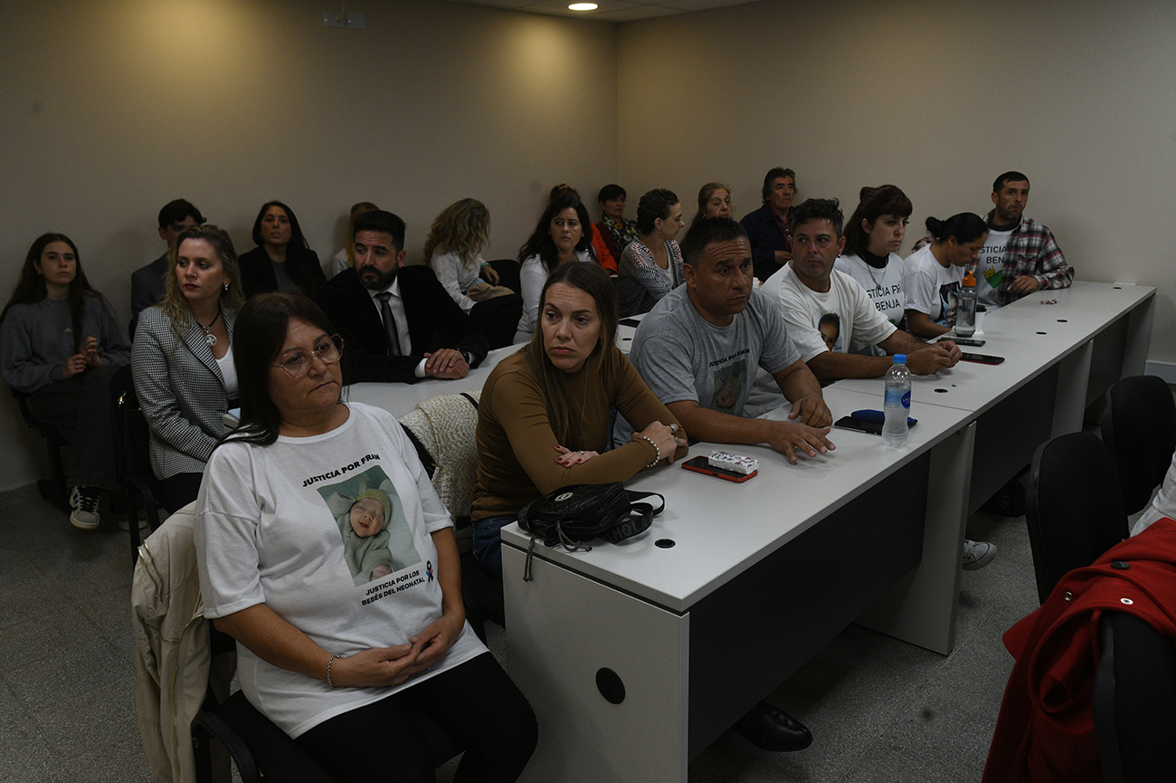 Juicio por muerte de bebés en el Hospital Materno Neonatal.
Alegatos de querellantes. 
Foto: Ramiro Pereyra / La Voz