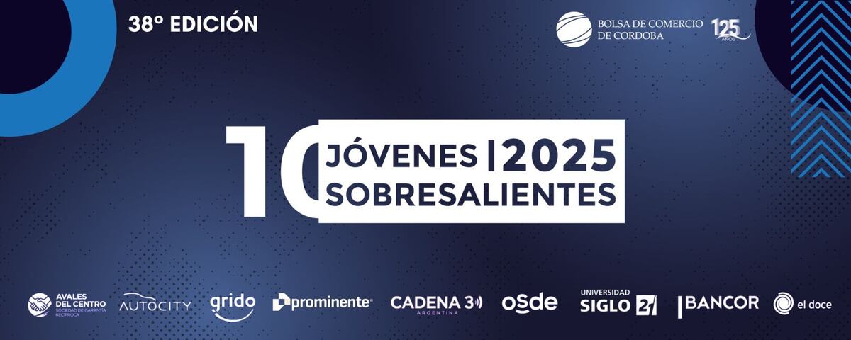 La Bolsa de Comercio de Córdoba lanza la 38º edición del Certamen “Diez Jóvenes Sobresalientes del Año”.
