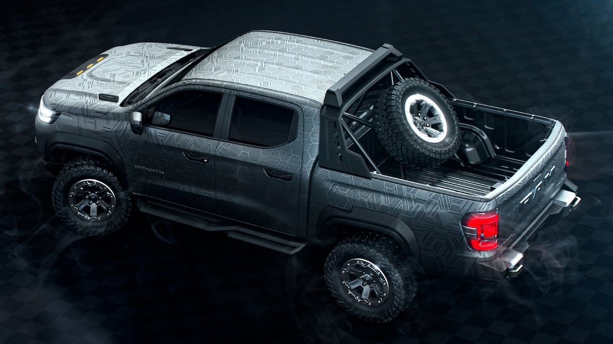 RAM Dakota, la nueva camioneta que fabricará Stellantis en Córdoba. (Gentileza Stellantis)
