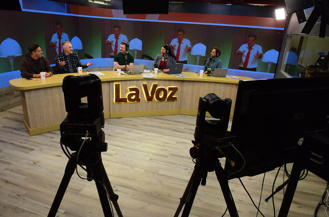 Miguel Angel Sola en el streaming de La Voz. (José Gabriel Hernández / La Voz)