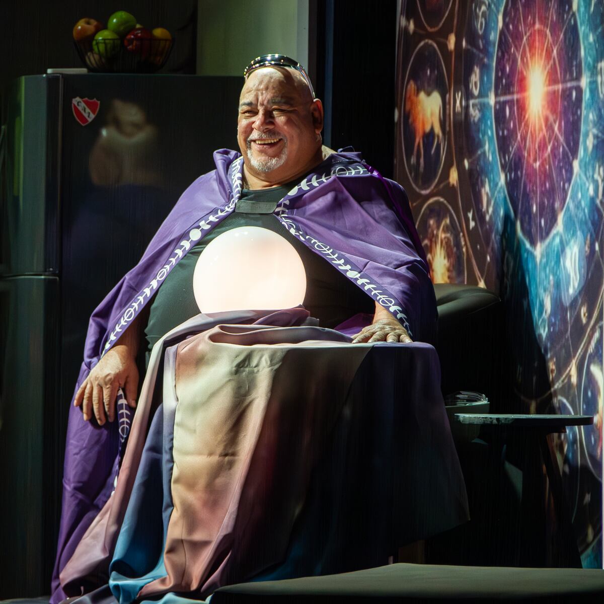 Roly Serrano en "Suspendan la boda" (Prensa de la obra).