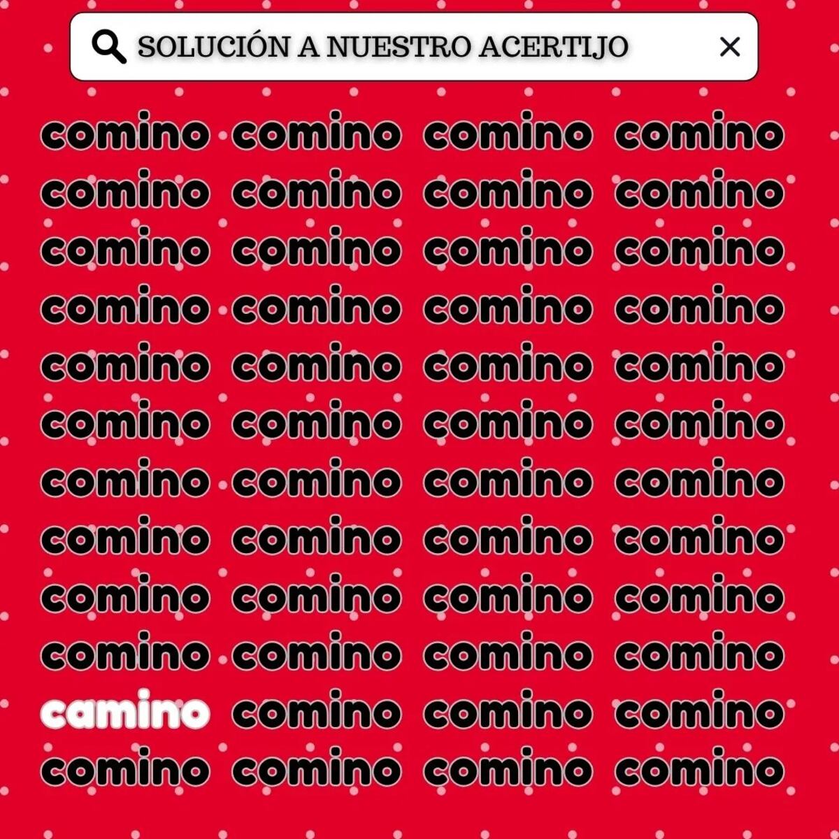 La solución del reto.