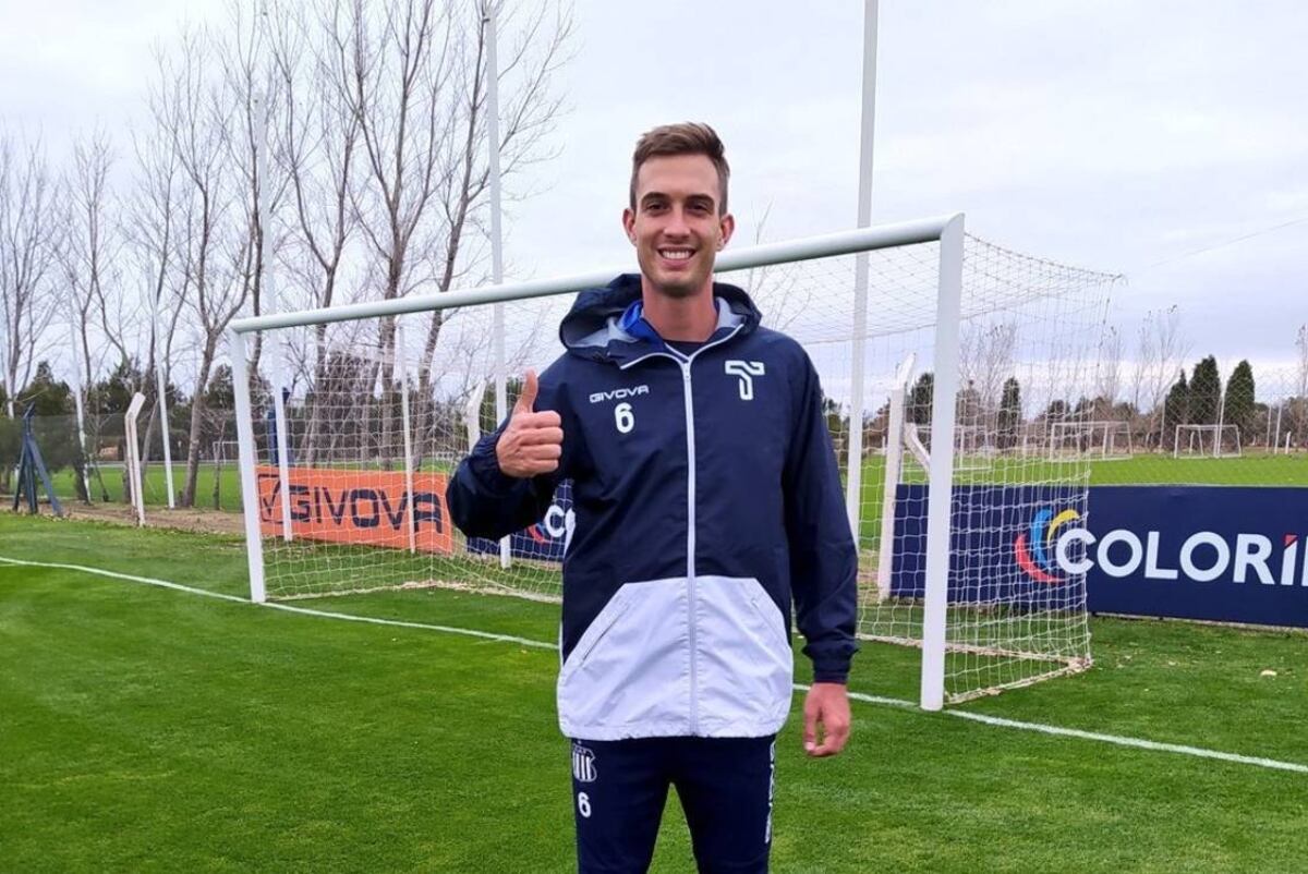 Juan Cruz Komar. Uno de los "sobrevivientes" de aquel Racing-Talleres. (Prensa Talleres)