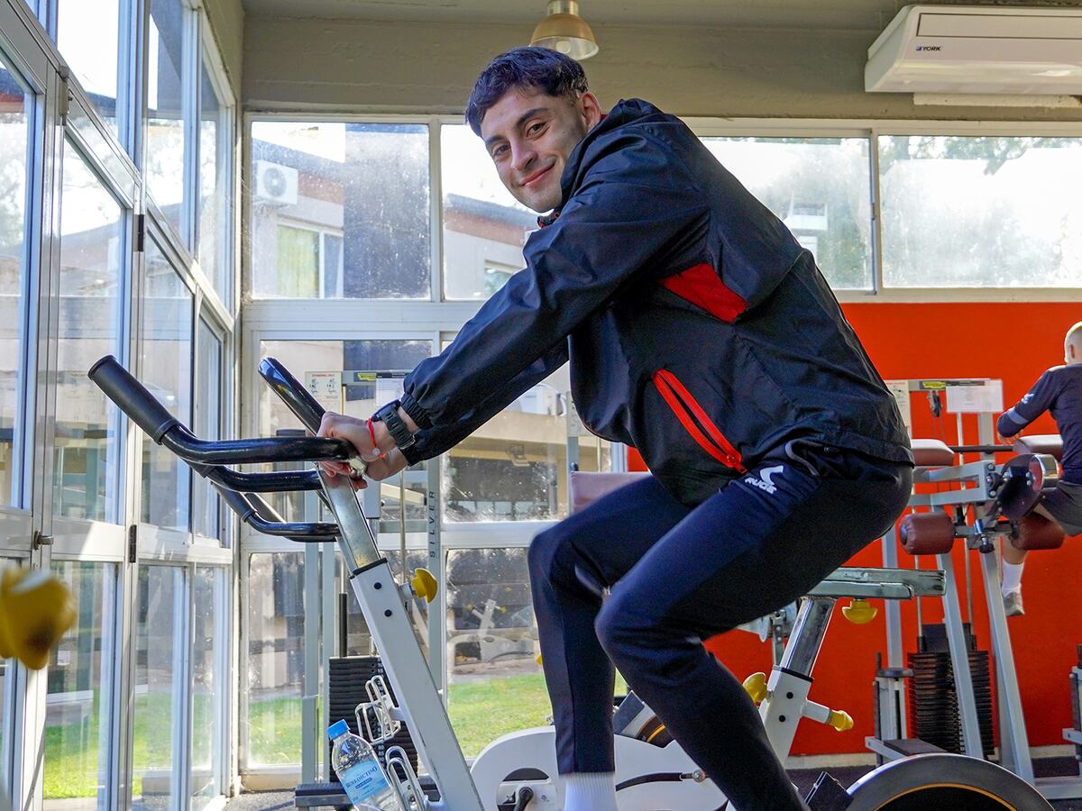 Altamirano volvió a los entrenamientos en Estudiantes. (EDLP).
