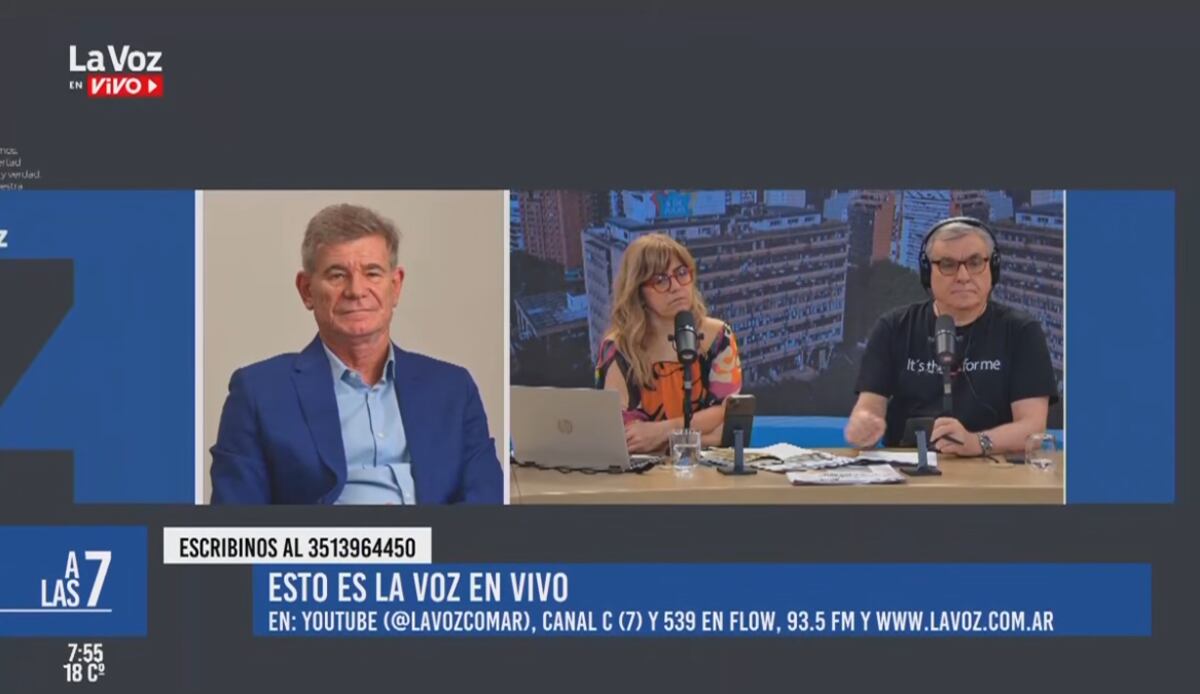 Sergio Lorenzatti con La Voz En Vivo.