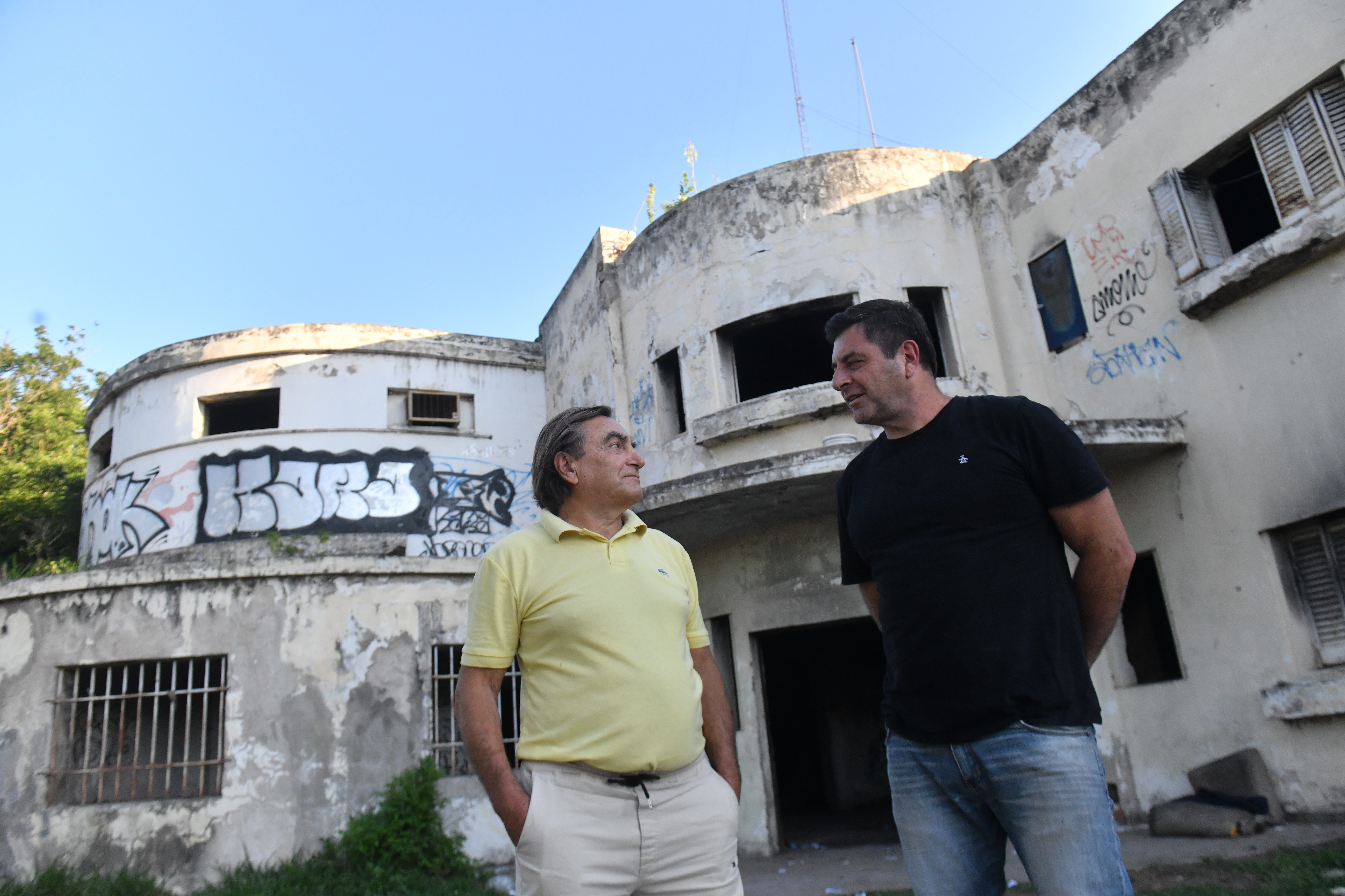 Juan Manuel Ordoñez, bisnieto de Miguel Maluf, y Pablo Ordoñez, sobrino de Juan Manuel. (Javier Ferreyra/ La Voz)