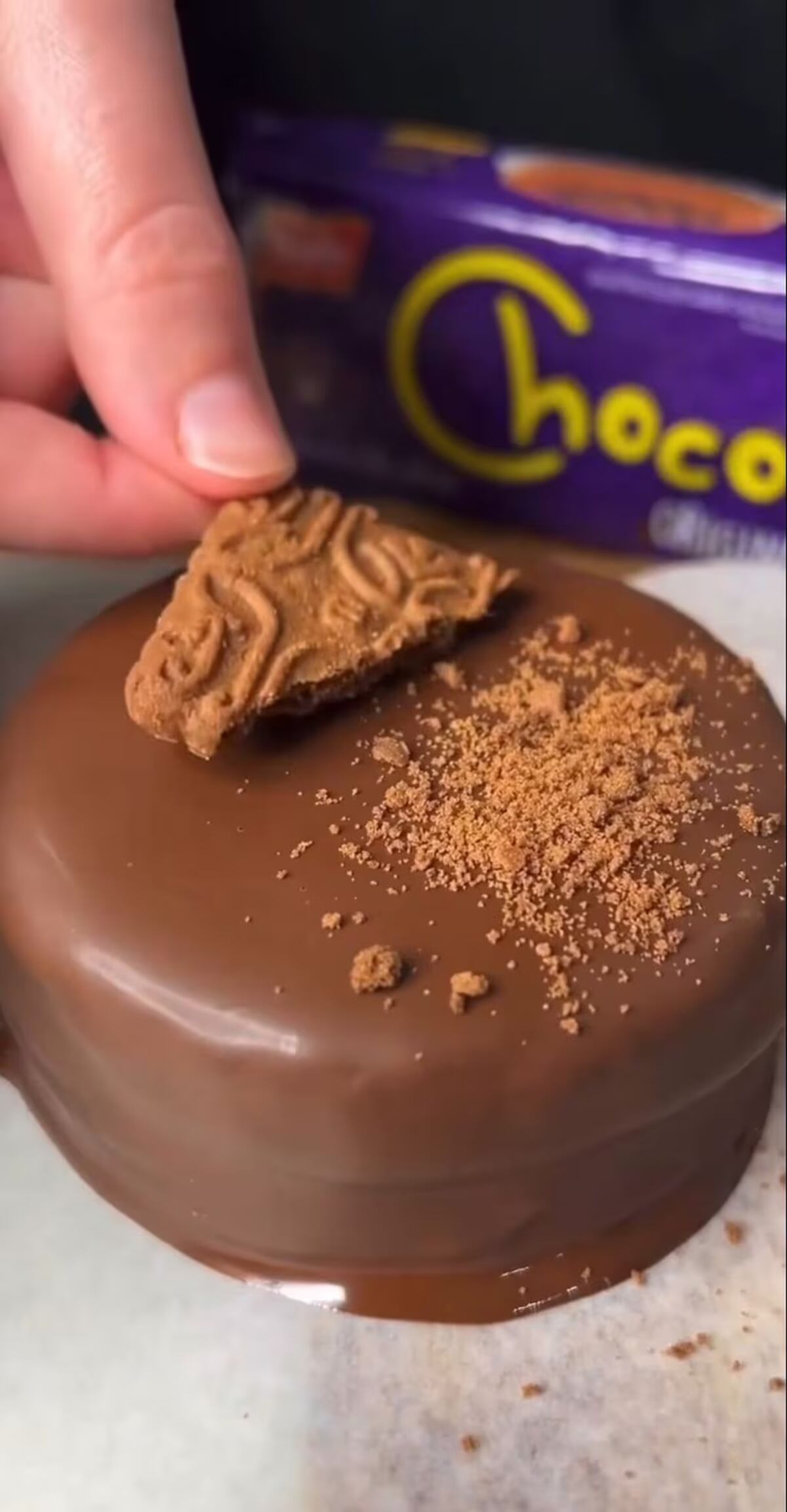 Alfajor de Chocotorta. (Web)