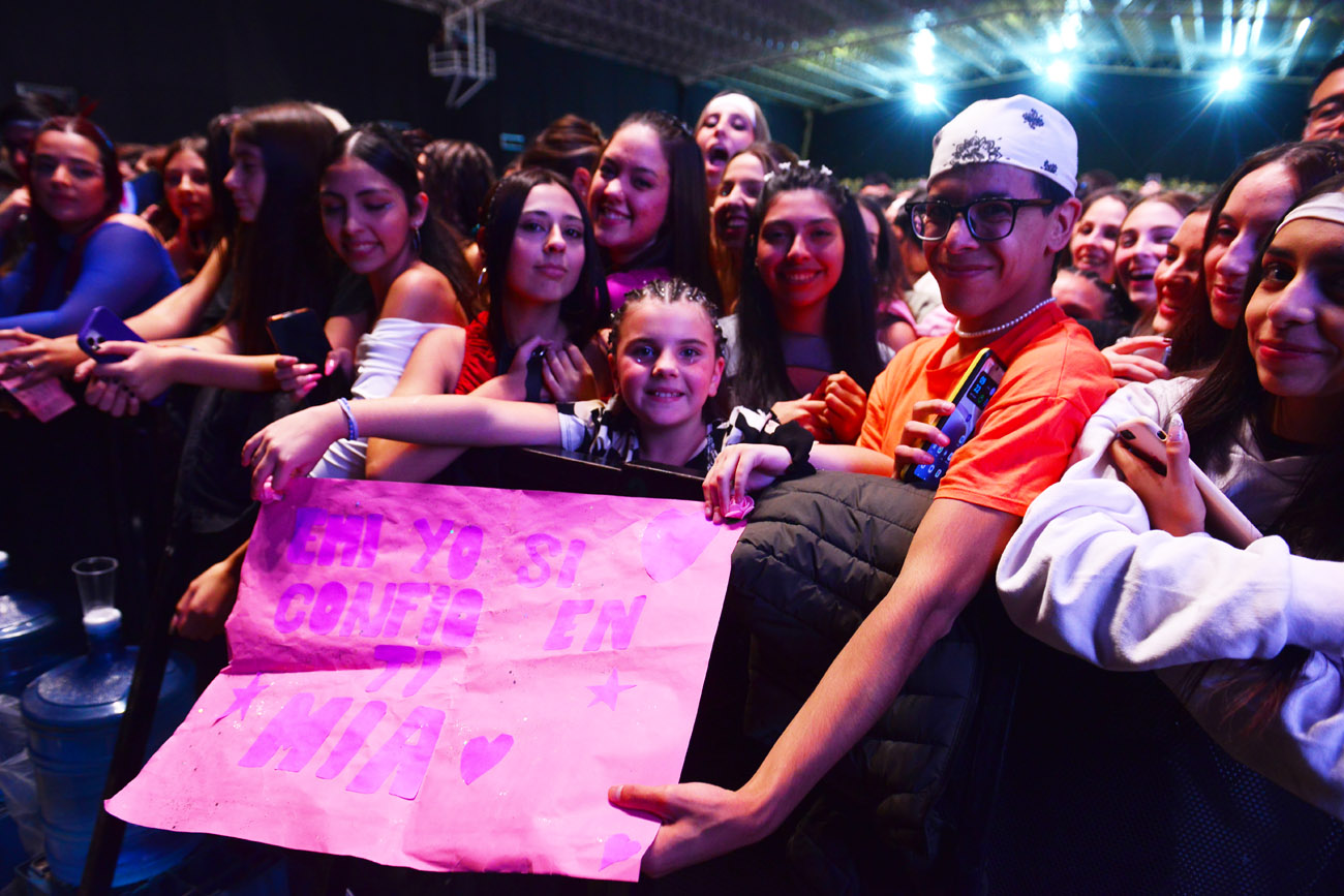 Emilia Mernes brindó un show en el Quality Arena con una enorme convocatoria de público. (Nicolás Bravo / La Voz)