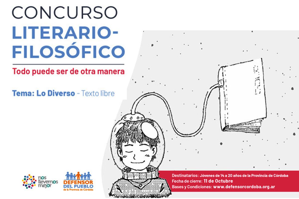 Ni te pierdas el concurso literario-filosófico para jóvenes. / Defensor del Pueblo