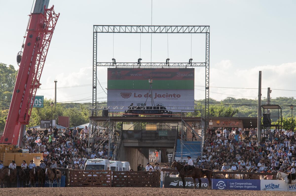 En una de las cabeceras del anfiteatro José Hernández, el segundo escenario que tuvo su prueba piloto en este 2026. (La Voz).