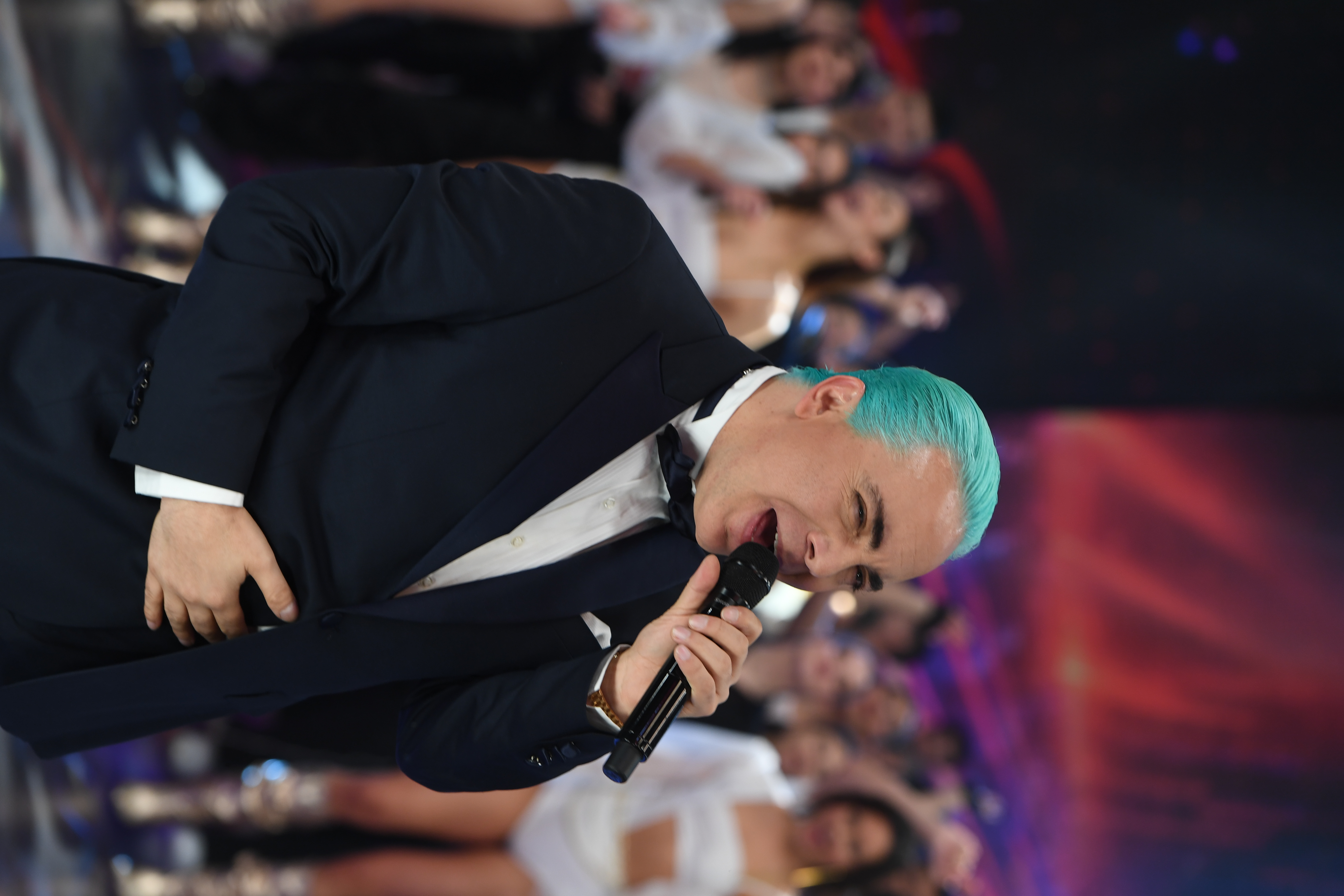 Cristian Castro en la apertura del Bailando 2023 (Foto: Prensa)