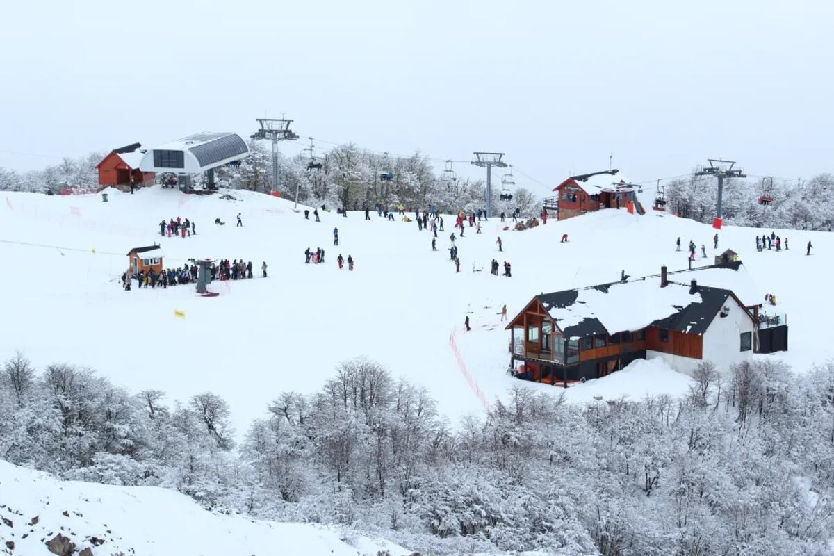 Nieve en la Patagonia. (Diario de Río Negro)