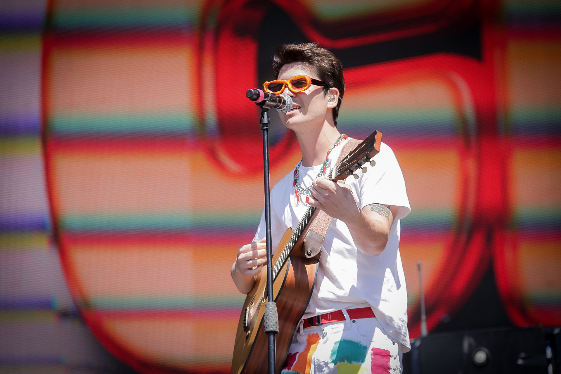 Celli, muy aplomado en el Lollapalooza Argentina. (Gentileza Tute Delacroix)