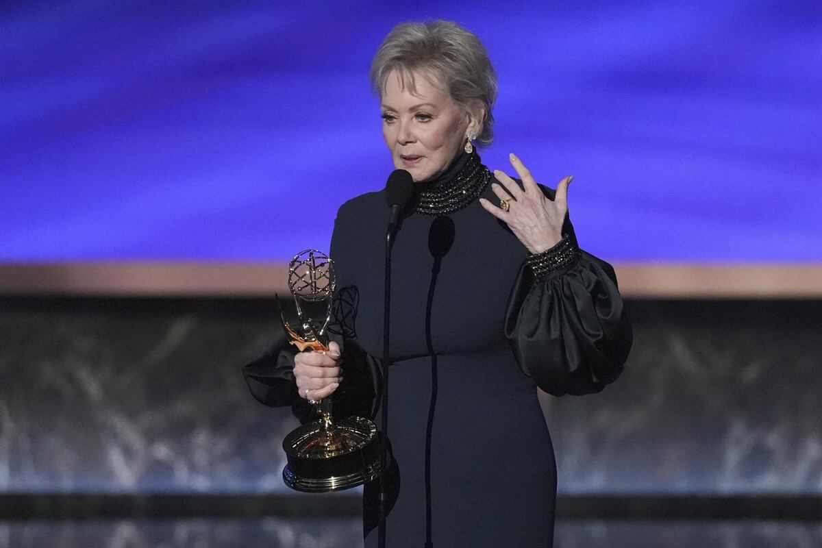 Jean Smart, mejor actriz principal en una serie de comedia por Hacks (AP).
