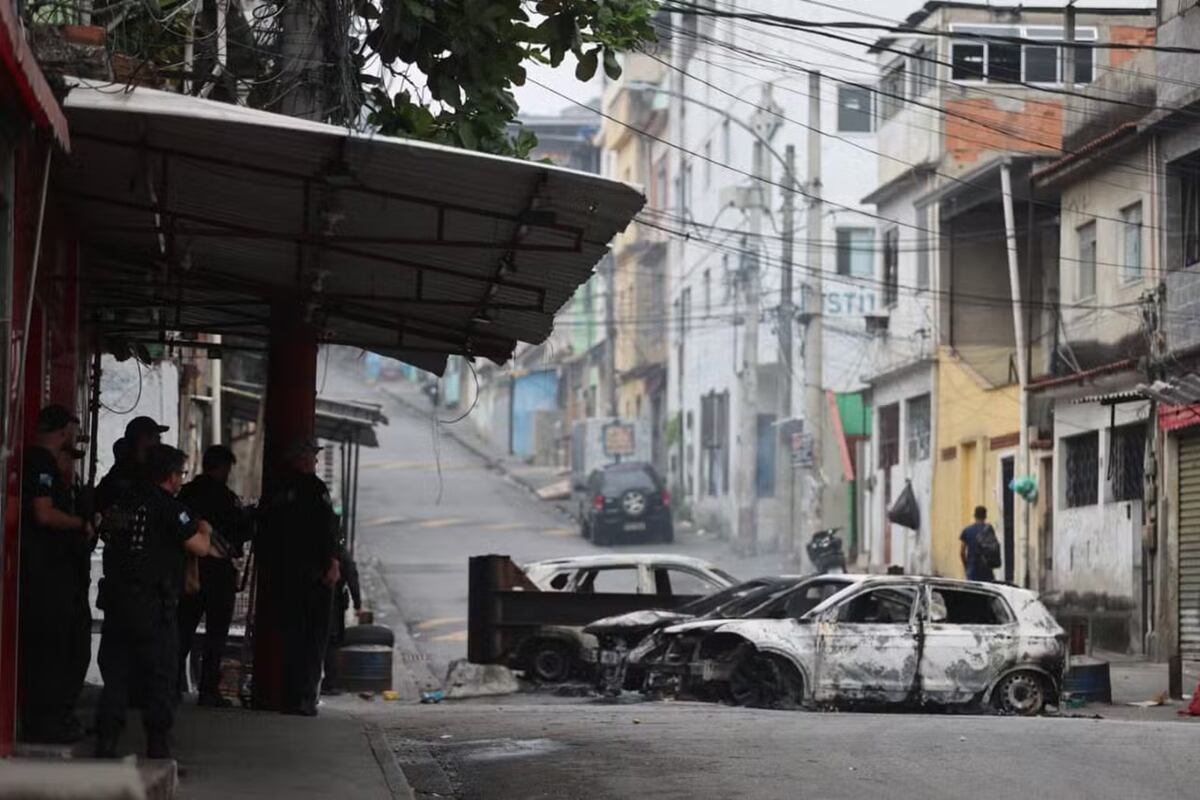 Río de Janeiro. Al menos 60 muertos y más de 80 detenidos en un megaoperativo en dos favelas. (Gentileza OGlobo)