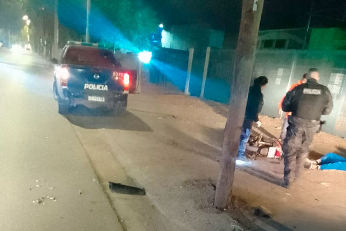 Un motociclista murió en Los Boulevares. (Policía)