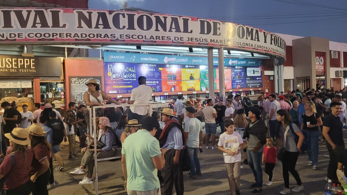 El festival de Jesús María moviliza una multitud cada enero (La Voz/Archivo)