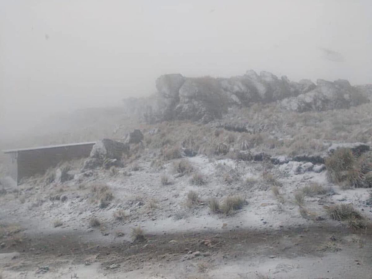 Nevada en San Luis. (Diario de San Luis)