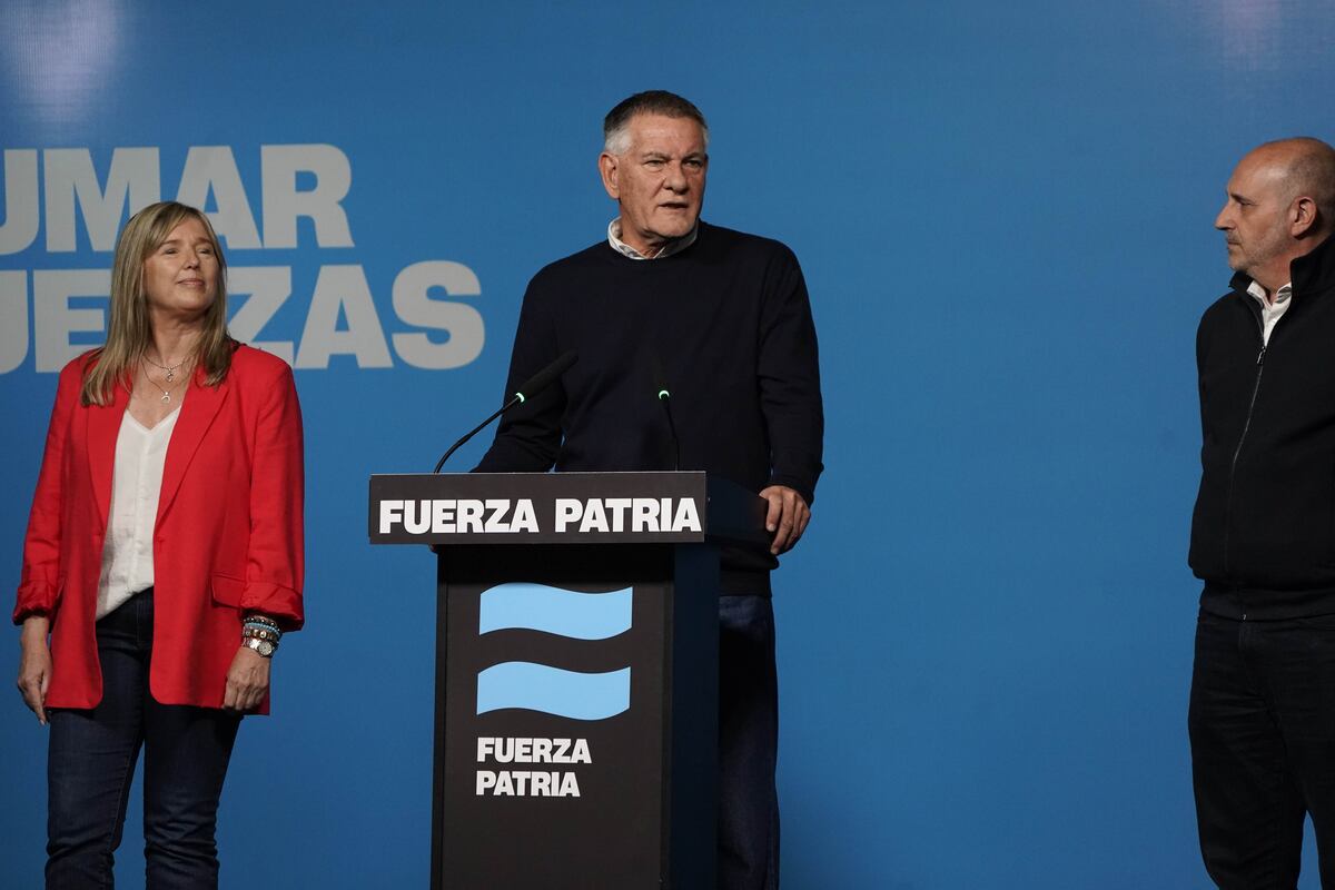 Bunker de Fuerza Patria en La Plata. (Clarín)