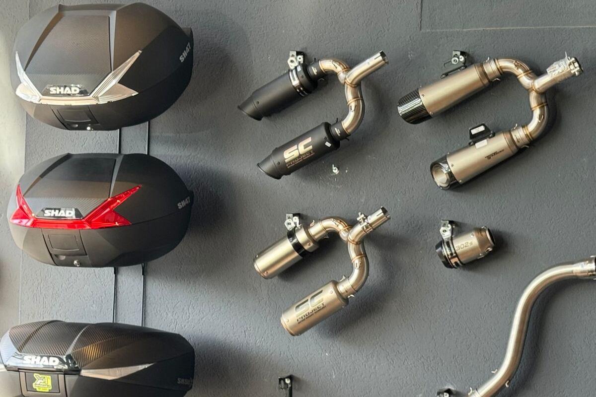 Todos los accesorios para tu moto.