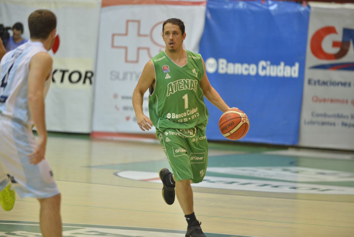 Para el base Diego Gerbaudo será el tercer ciclo con la camiseta de Atenas en la Liga Nacional. (José Hernández / La Voz / Archivo)