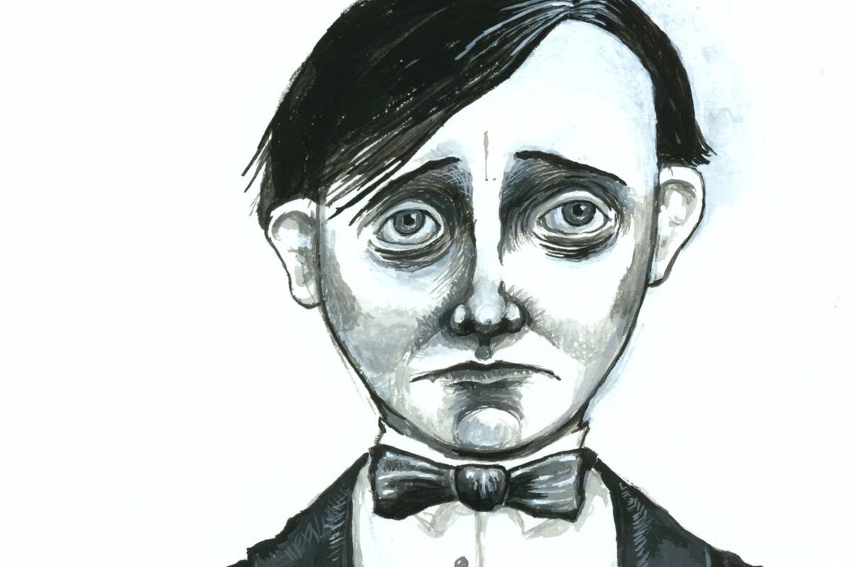 Ilustración de Clod Iremonger, personaje principal de "Los secretos de Heap House" de Edward Carey (Web / Edward Carey )