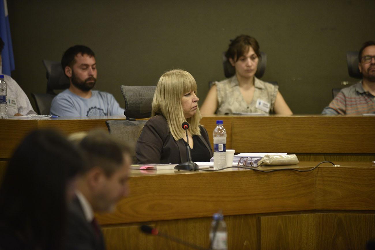 Vocal. Susana Blanc Gerzicich fue una de los dos vocales que votaron la condena de todos los acusados. Sólo un jurado popular votó en contra de la condena a Cabral. (Ramiro Pereyra / La Voz) 