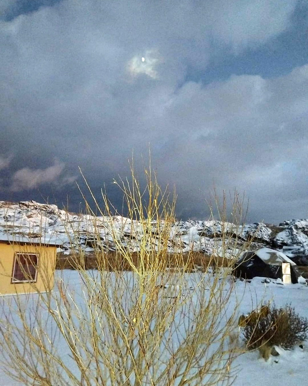 Bellísimo paisaje tras la nevada en el Cerro Champaquí. (Gentileza Refugio Los Soles)