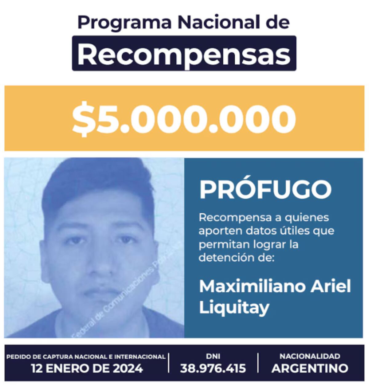 Ofrecieron recompensas por dos delincuentes: uno violó a una nena con ayuda de su madre y el otro es un capo narco.