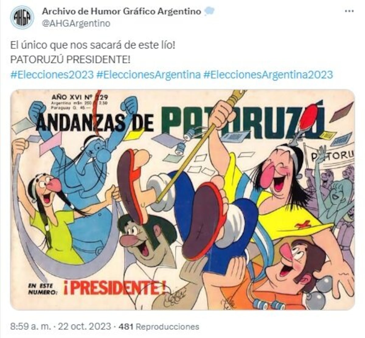 Los mejores memes de las elecciones presidenciales 2023.