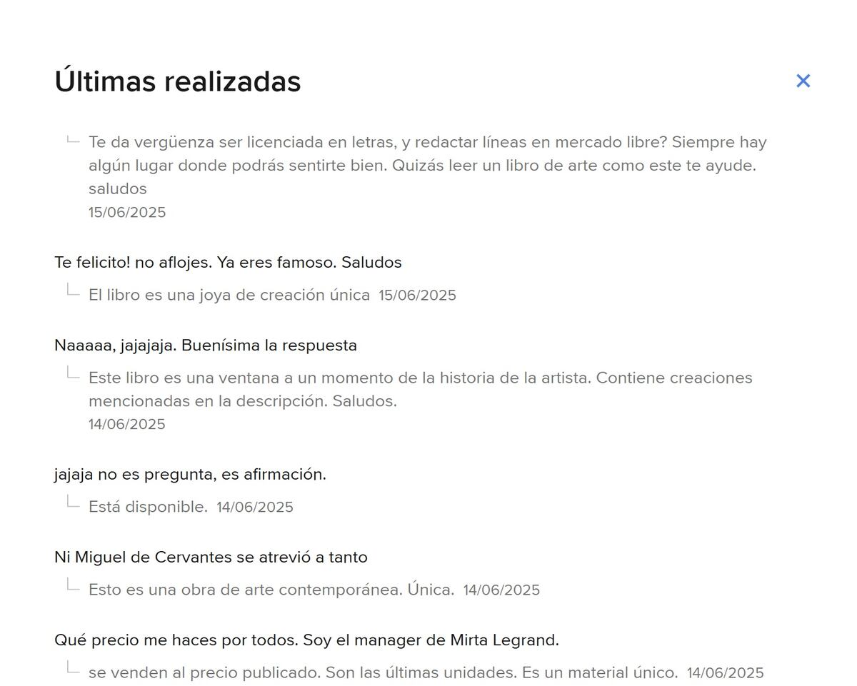La publicación del libro de Belén Francese se llenó de comentarios burlones (Captura de pantalla)