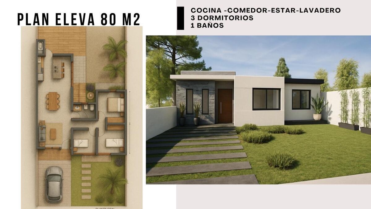 Un dibujo. El diseño según los proyectistas del plan. (Gentileza)