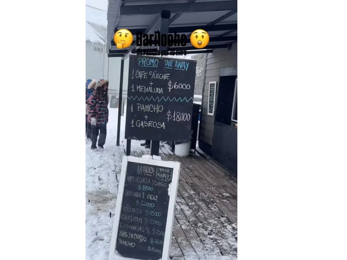 Un pancho con gaseosa en Bariloche cuesta casi lo mismo que comer en Aspen. (Gentileza)