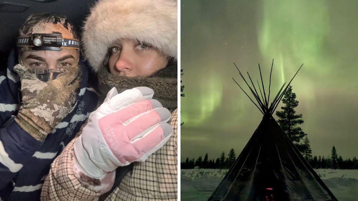La pareja compartió imágenes en sus redes sociales del especial momento que vivieron.