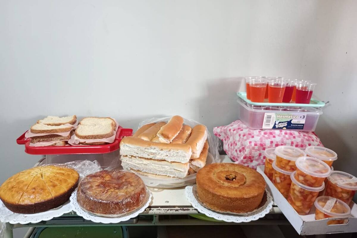 La escuela Dr. César Romero, de barrio Sachi, con productos 100 % saludables.