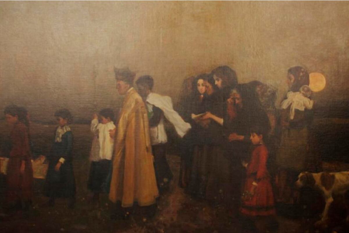 Dealle Obra Entierro en la aldea de Emilio Caraffa. / Agencia Córdoba Cultura