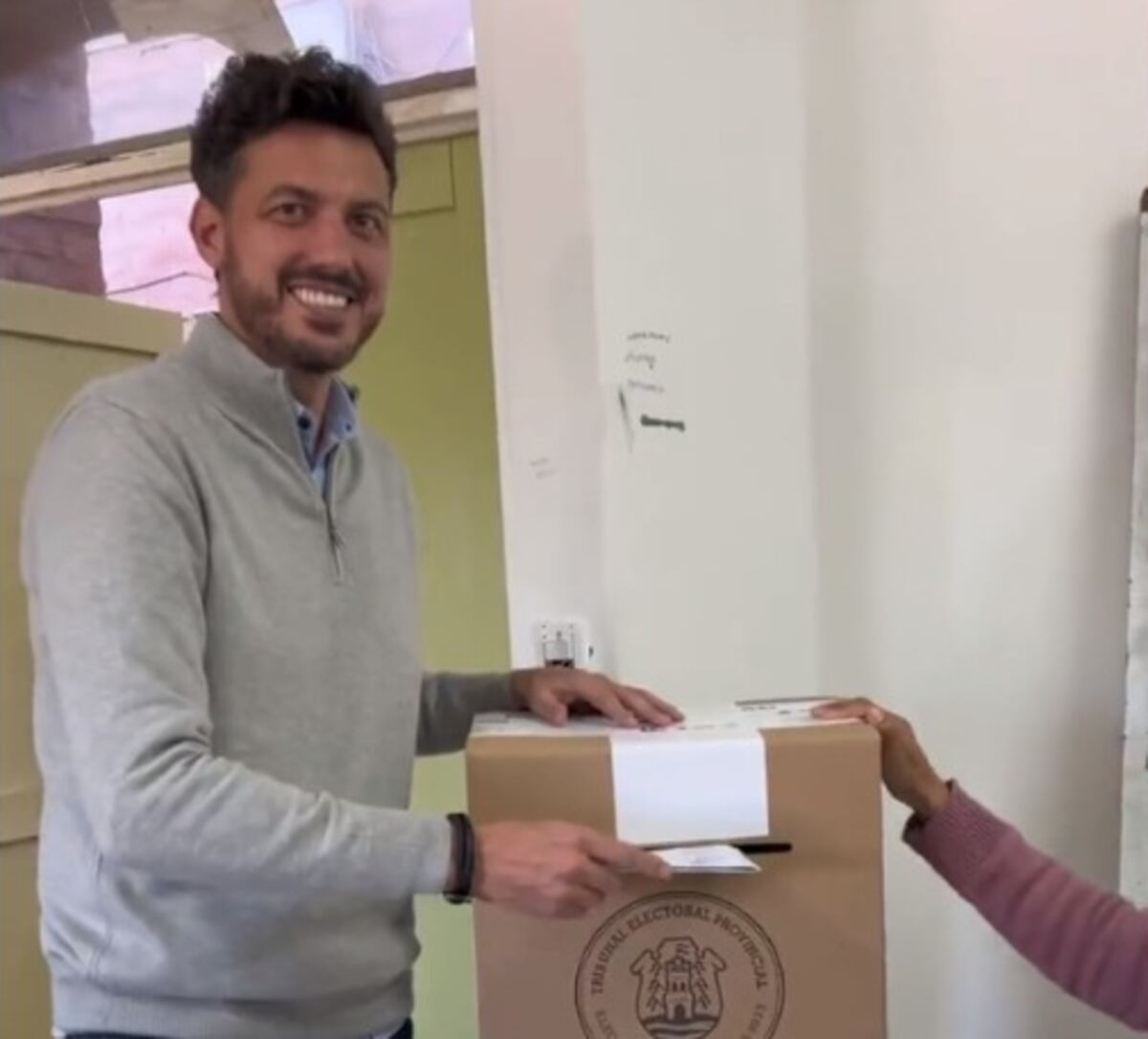 Votó Federico Alesandri, de Creo en Córdoba.