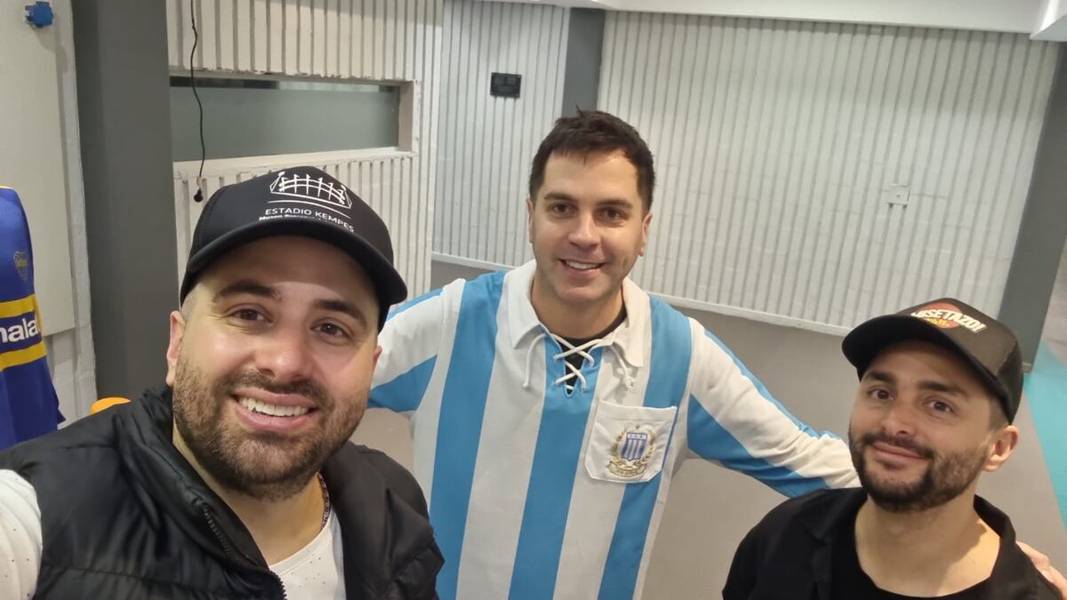 El "camisetazo" que se organizó para el festejo de los siete años del Museo Provincial del Kempes. (Gentileza)