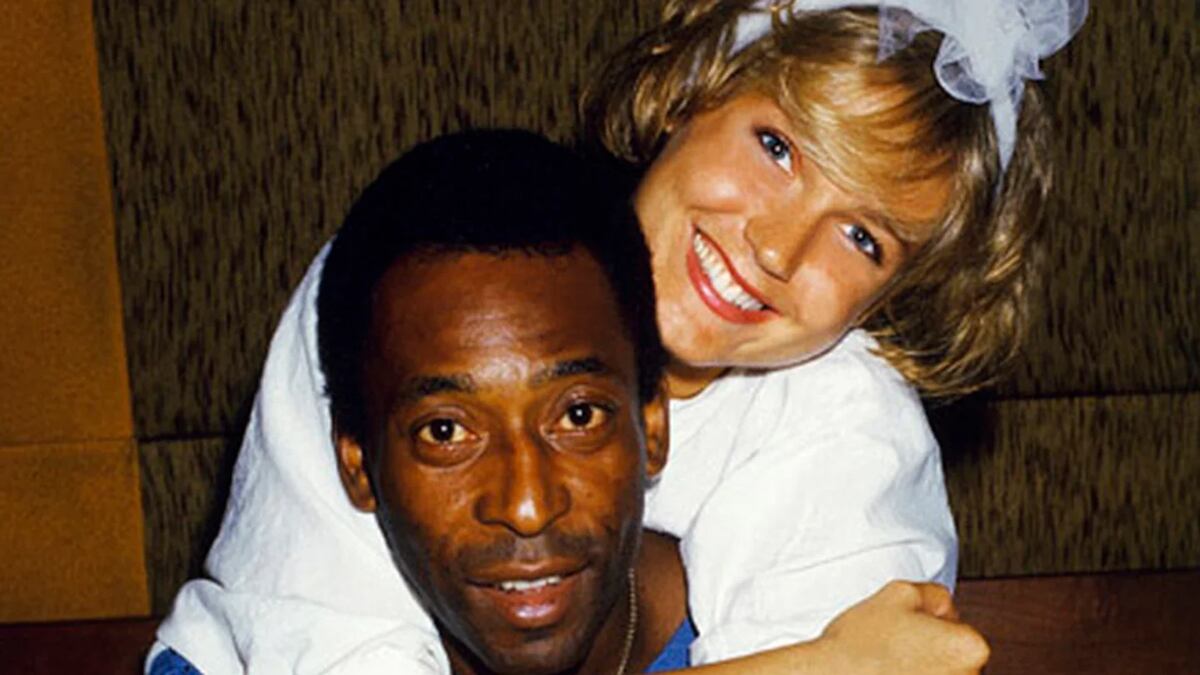 Xuxa y Pelé cuando eran pareja.