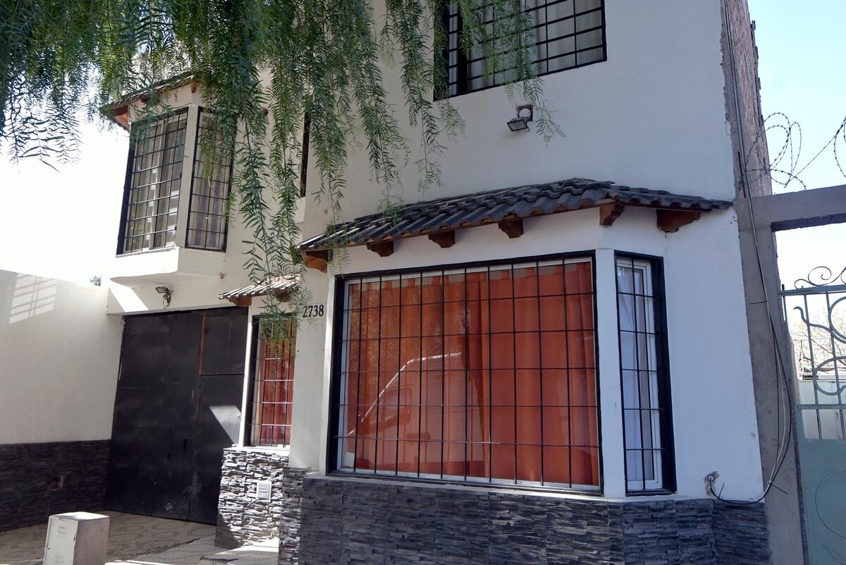 La casa del comisario Dino Rossignoli, en Godoy Cruz. (Los Andes / Orlando Pelichotti)
